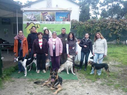 Reiki na Escola Canina da Verdizela com o Núcleo de Almada
