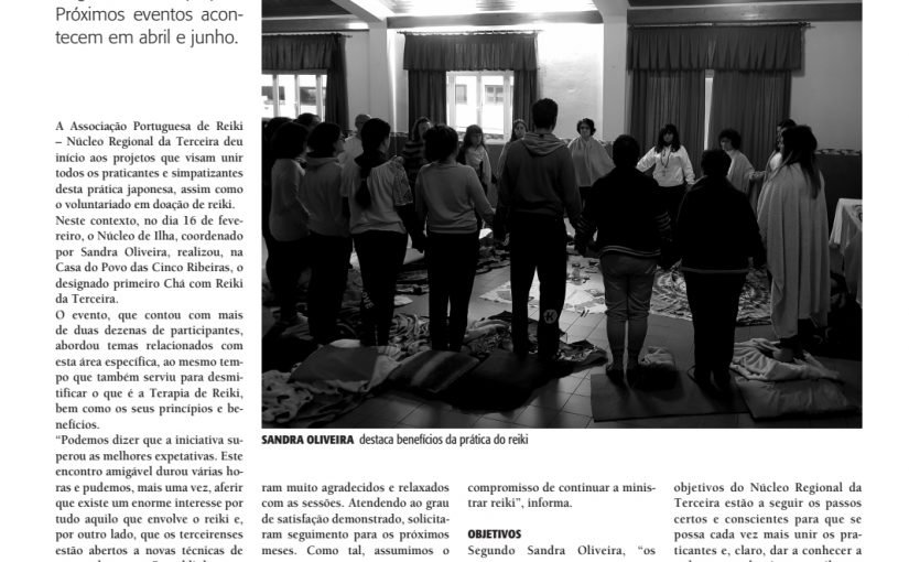 Notícia no Jornal Diário Insular pelo jornalista Mateus Rocha