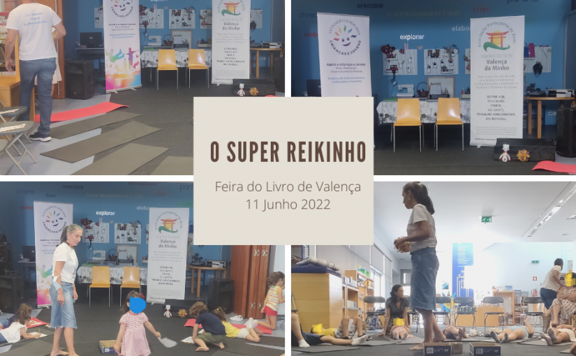 O Super Reikinho visitou a Feira do Livro de Valença