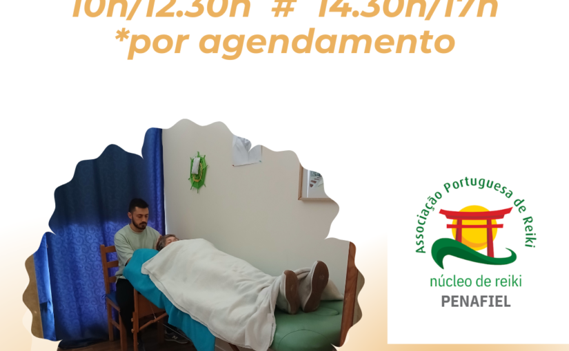 Os Sábados Voluntários regressam em Setembro – Núcleo APR de Reiki de Penafiel