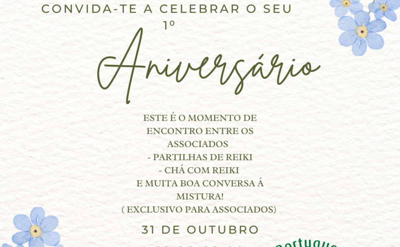 1⁰ Aniversário do Núcleo APR de Reiki de Viseu
